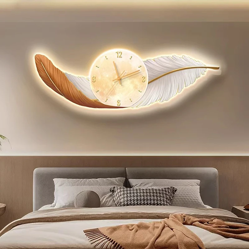 Resin Art Watch - Nordische Minimalistische Wanduhren Digitale Luxus-Wohnzimmer-Kunst-Wanduhr Modernes