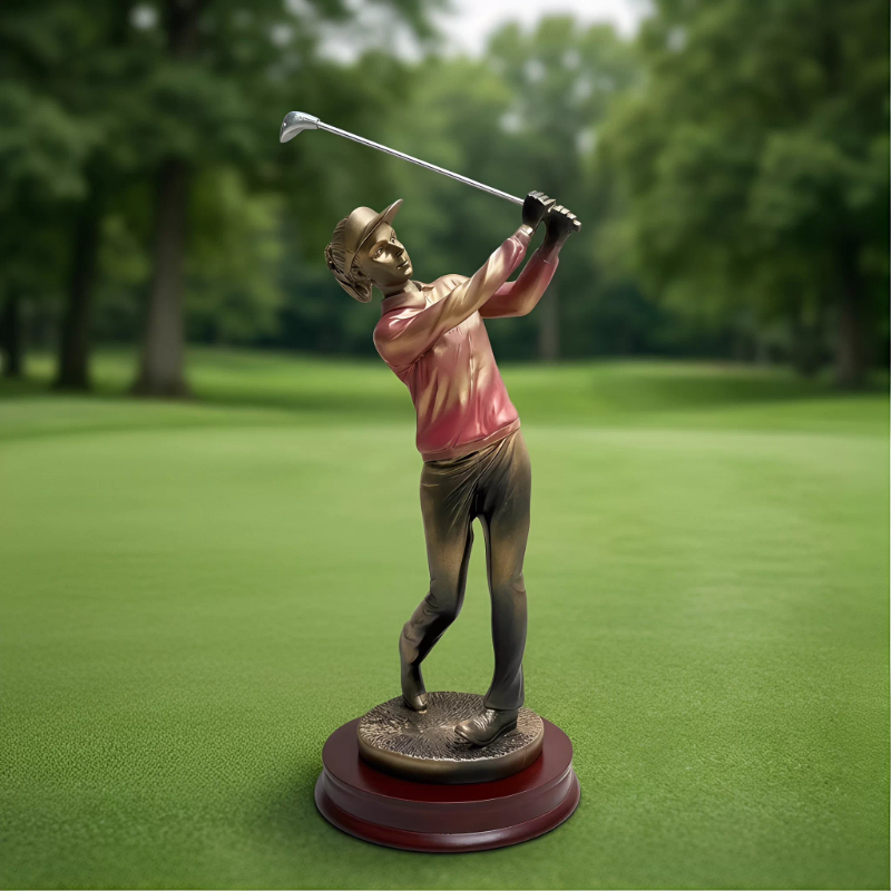 Resin Art Name - Nordische Kunst Heimdekoration Golf-Figur Modell Wohnzimmer