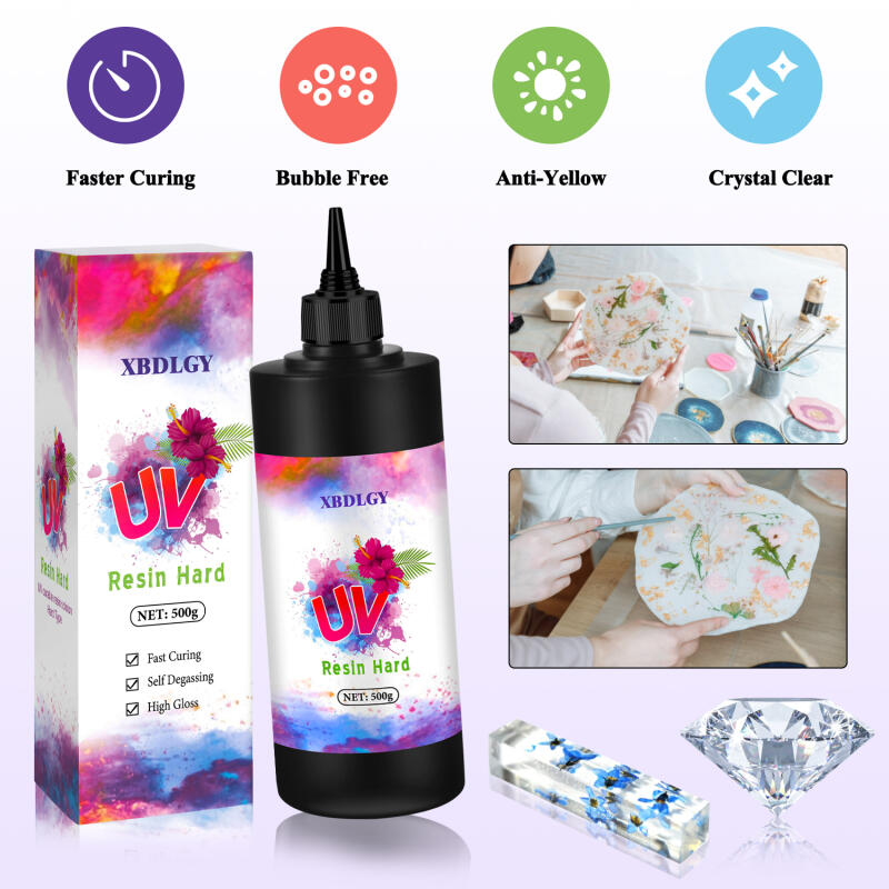 200 g/250 g/500 g UV-Harz-Hart – Resin Art Liquid Bewertung und Preis