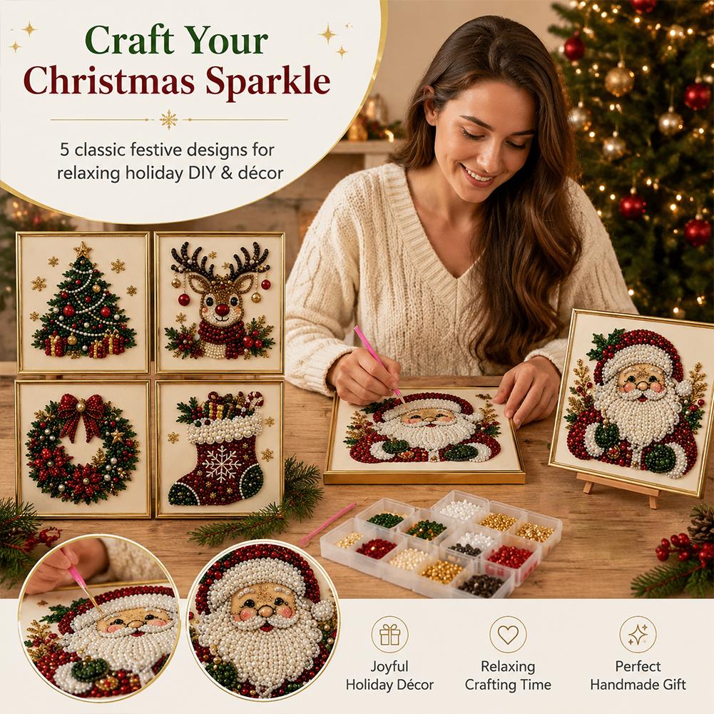 Weihnachtsmann Perlen-Kunst DI – Resin Art For Kids Bewertung und Preis