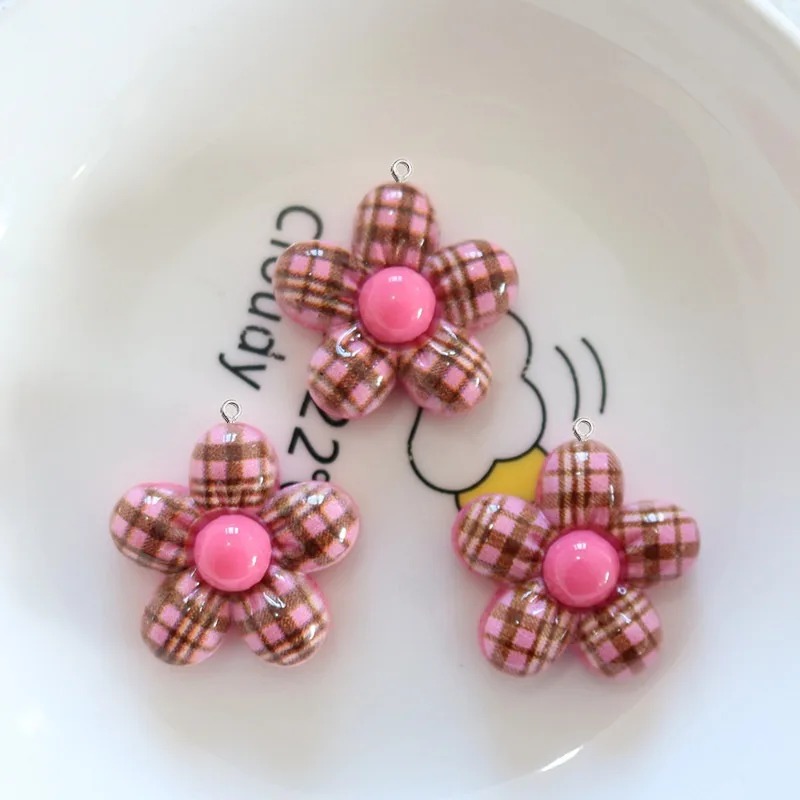 10 Stück süße Blumen-Anhänger  – Resin Art Flower Bewertung und Preis
