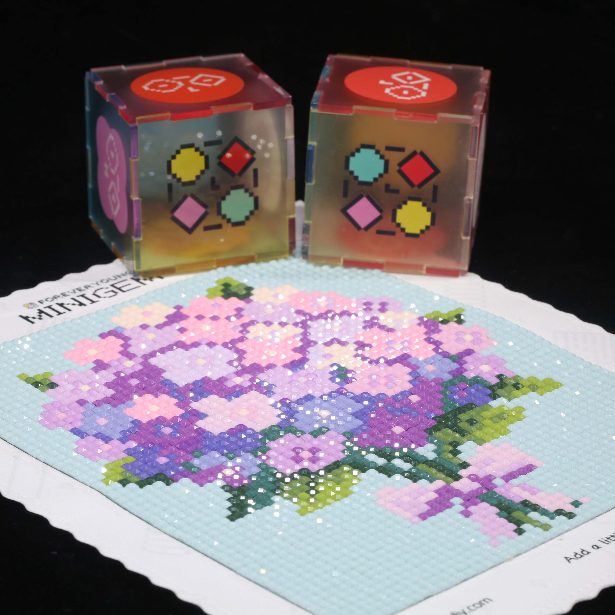 Minigem ®   Lila Hortensien 5D – Resin Art For Kids Bewertung und Preis