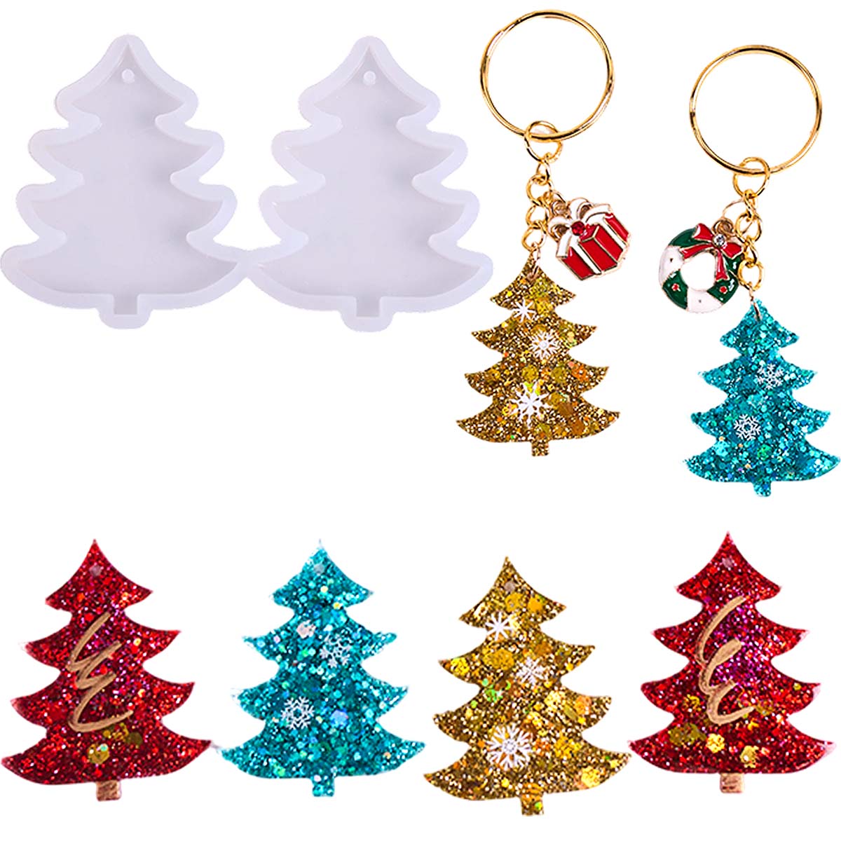 3D Weihnachtsbaum-Anhänger Sil – Resin Art Uv Bewertung und Preis