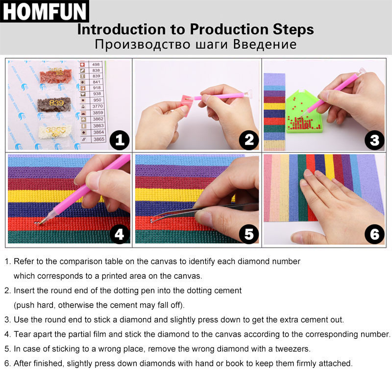 HOMFUN Voll Platz/Runde Bohrer – Resin Art Name Bewertung und Preis