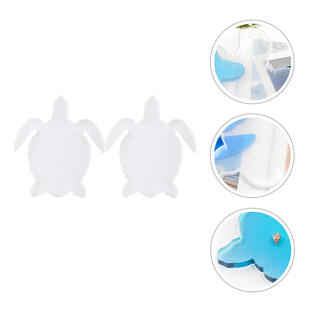 2 Stück Schildkrötenform Silik – Resin Art Coasters Bewertung und Preis