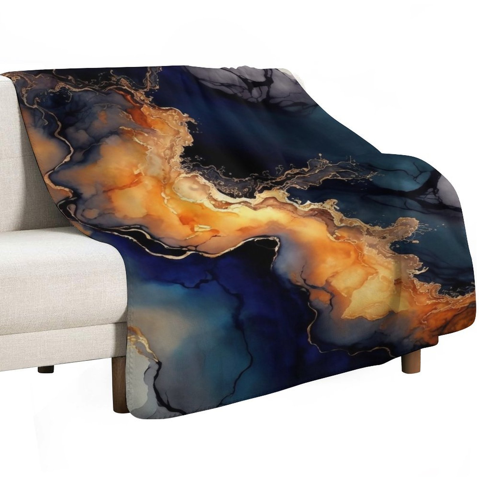 Vulkanische Wellen – Abstrakte – Resin Art Watch Bewertung und Preis