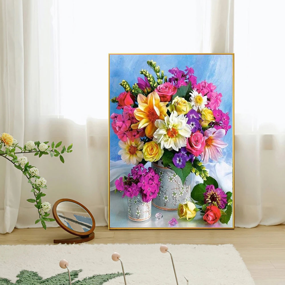 Vollständiges Diamant-Mosaik B – Resin Art Flower Bewertung und Preis