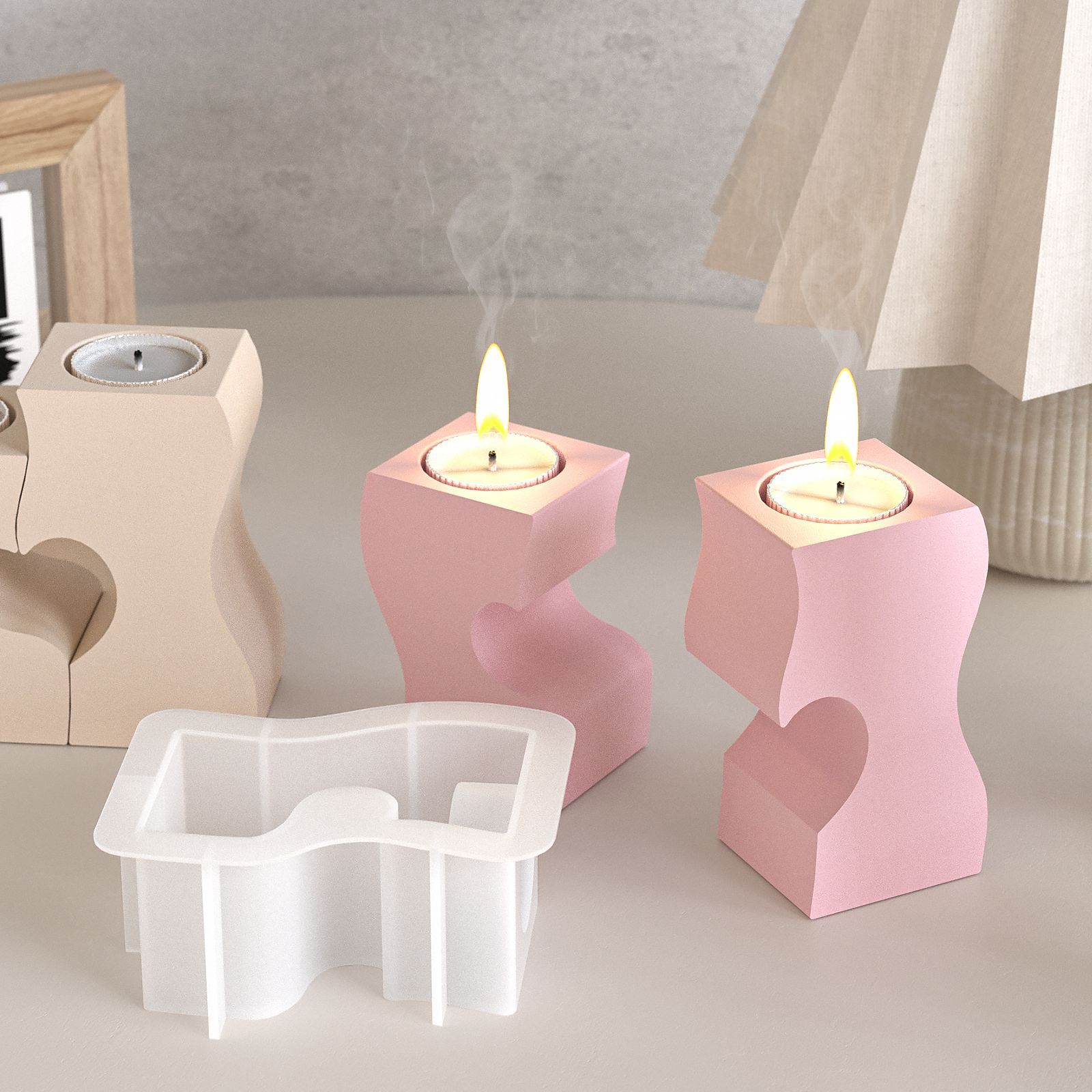 S Herz Kerzenständer Silikon F – Resin Art Uv Bewertung und Preis