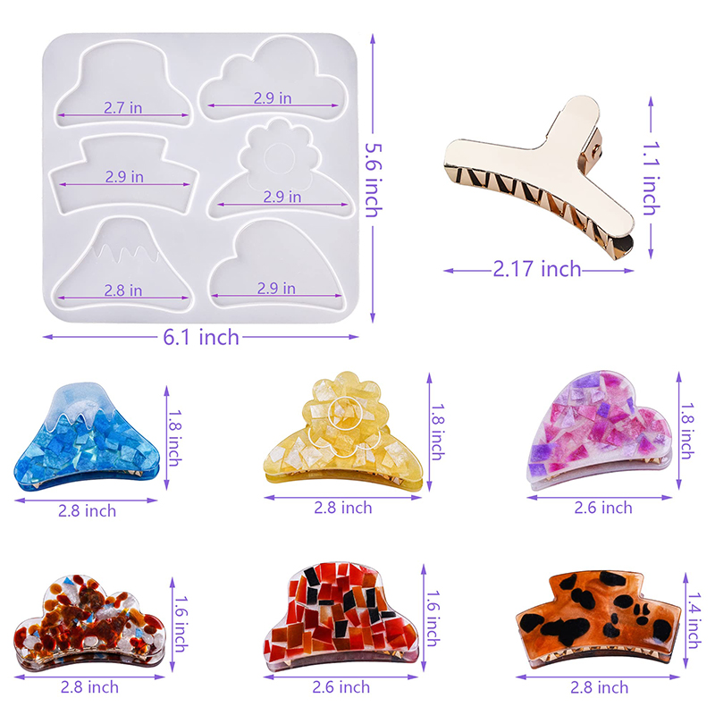Haar Klaue Clips Silikon Harz  – Resin Art Liquid Bewertung und Preis