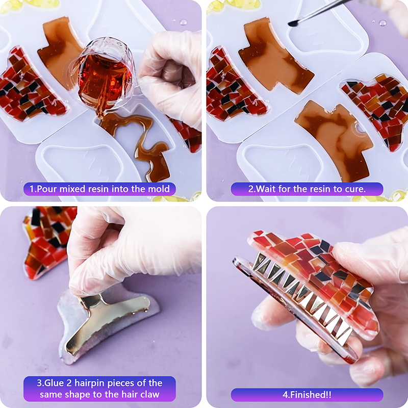 Haar Klaue Clips Silikon Harz  – Resin Art Liquid Bewertung und Preis