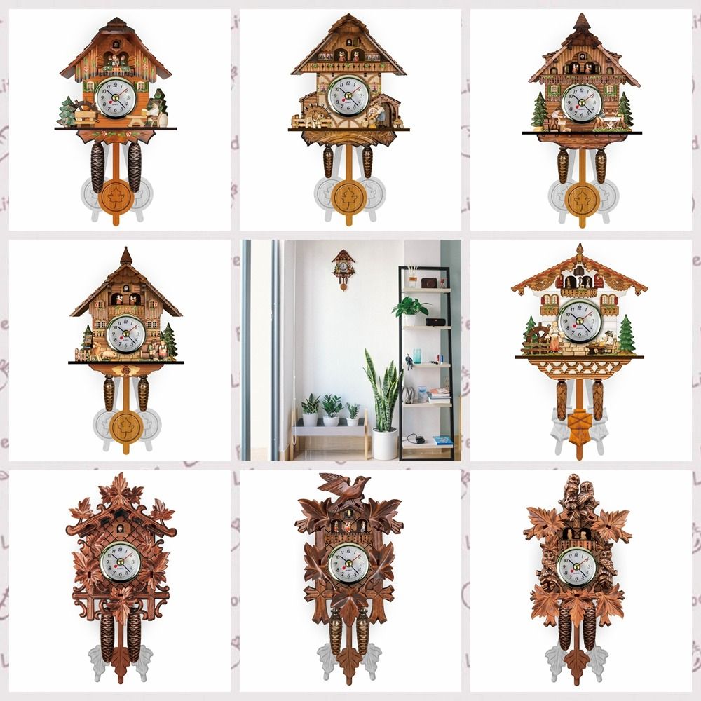 Uhr Wand Holz Holz Pendel Vint – Resin Art Watch Bewertung und Preis