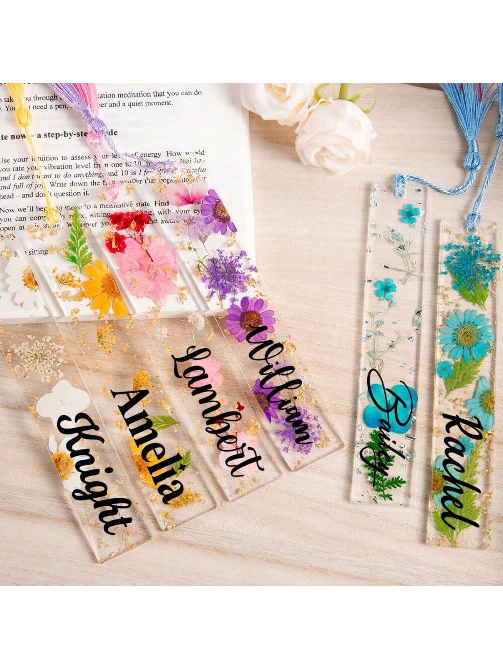 1 Stück Personalisiertes Gepre – Resin Art Name Bewertung und Preis