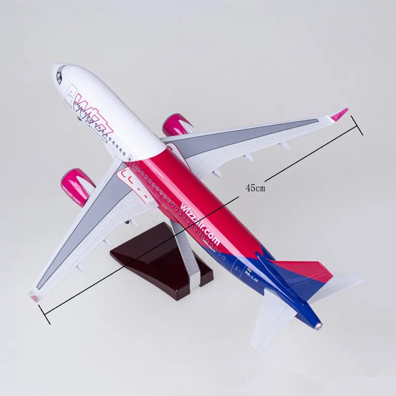 Wizzair Flugzeugmodell 47 cm 1 – Resin Art For Kids Bewertung und Preis