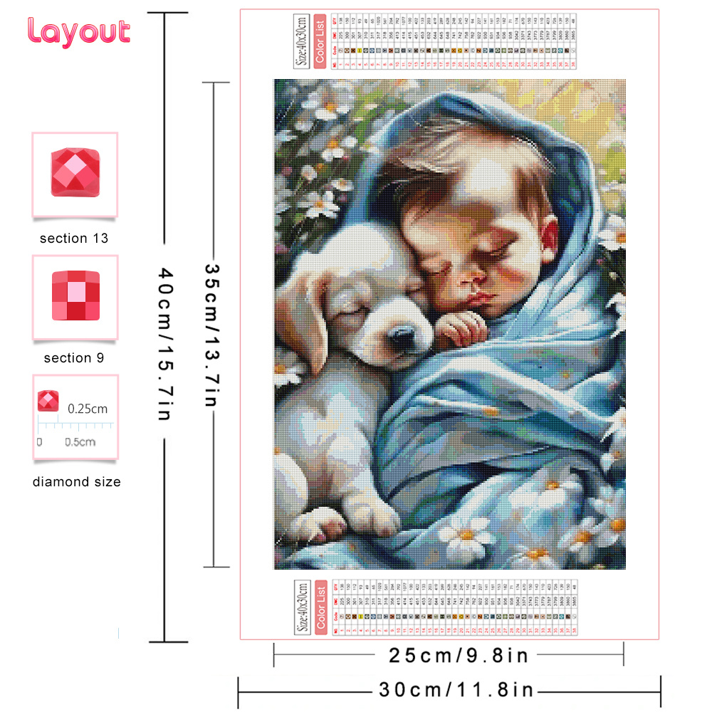 Huacan 5d DIY Diamant Malerei  – Resin Art Baby Bewertung und Preis