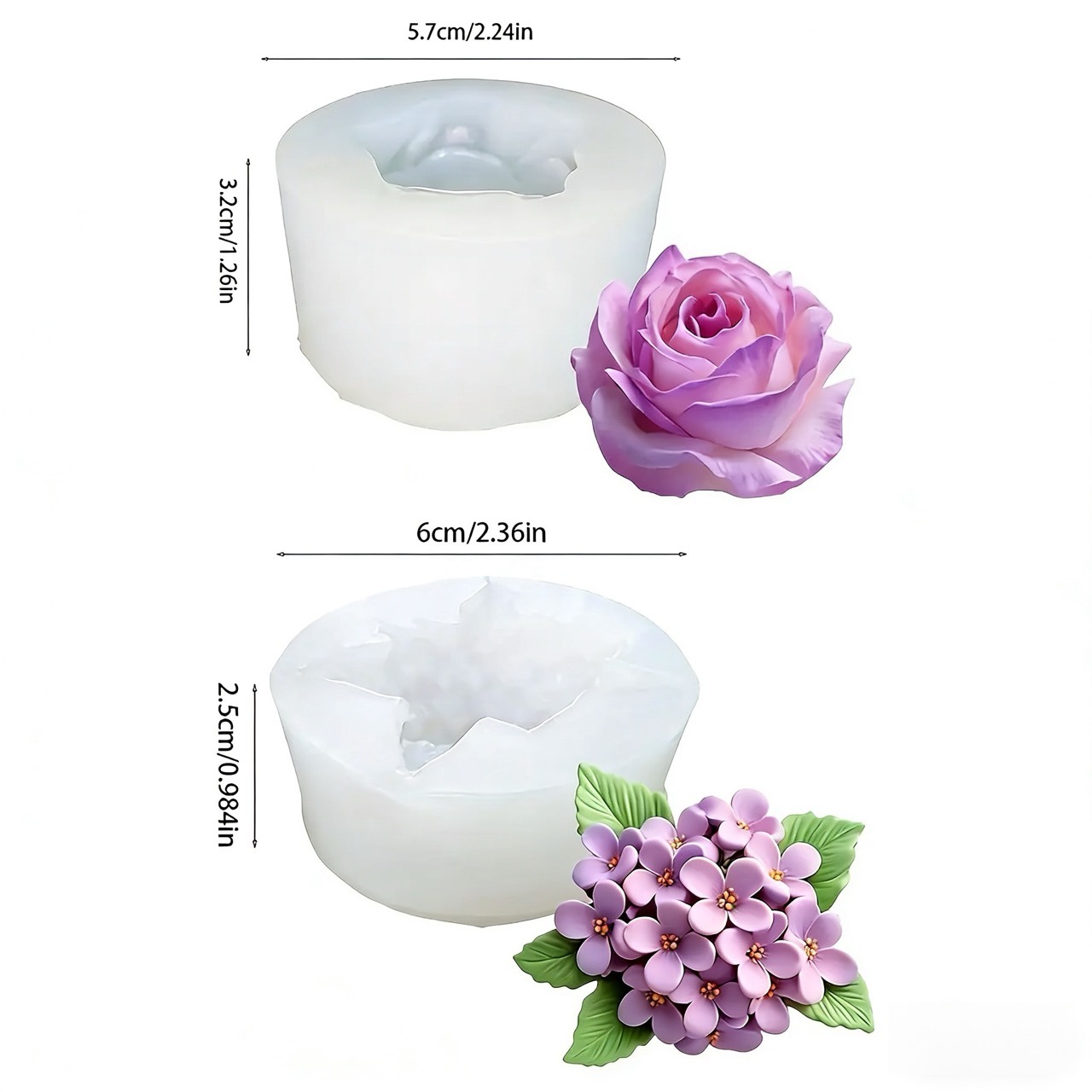 2 Stück 3D-Silikonformen mit R – Resin Art Design Bewertung und Preis