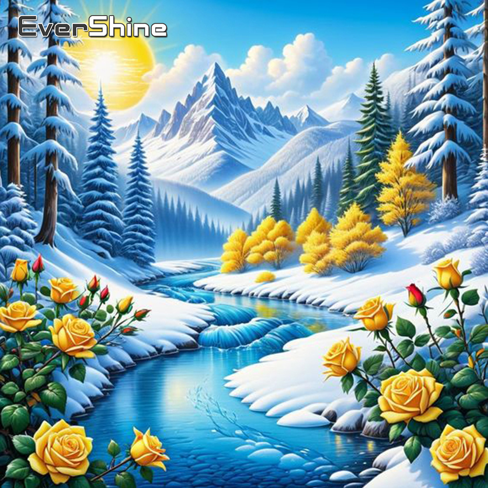 Evershine Fluss Diamant Malere – Resin Art Flower Bewertung und Preis