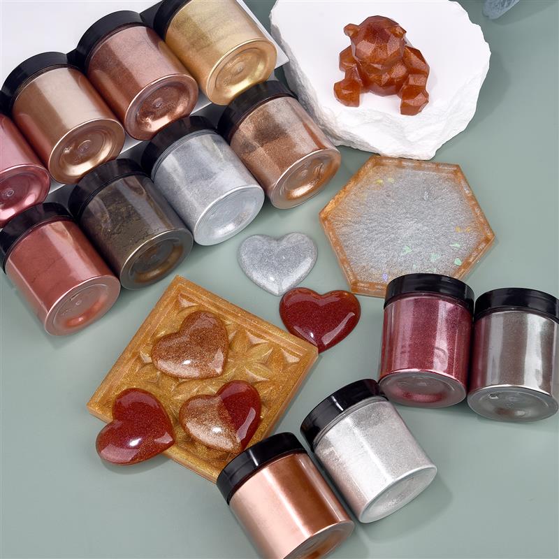 50g Schimmer Metallic Gold Sil – Resin Art Liquid Bewertung und Preis