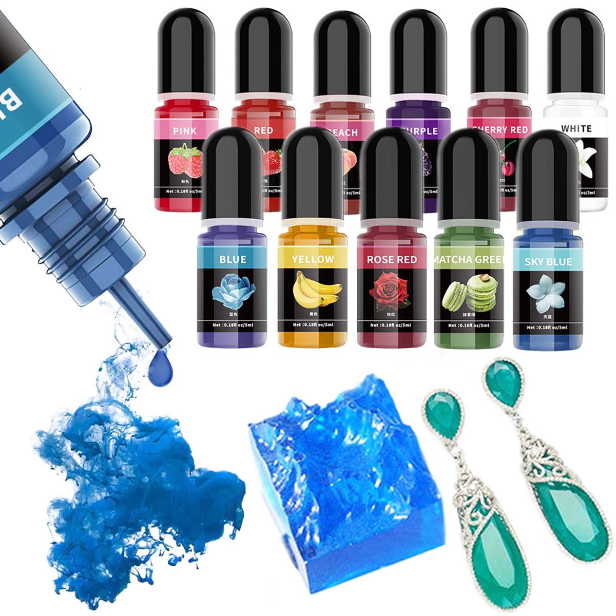 5 ml/Flasche Epoxidharz Pigmen – Resin Art Liquid Bewertung und Preis
